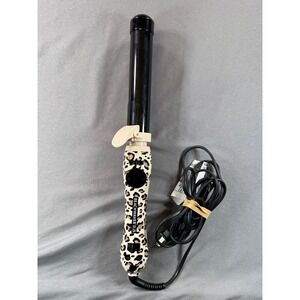 Beachwaver S1.25 Rotating Curling Iron Leopard Print Black 1.25 Inch Barrel